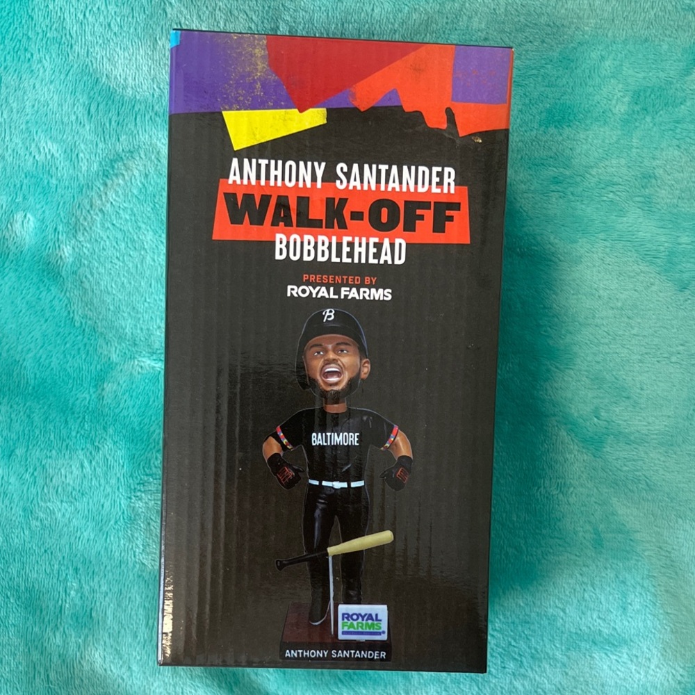 MLB Anthony Santander Walk-off Bobblehead Orioles SGA